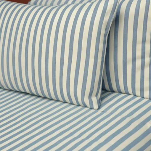 Juego de Duvet Cati nico Azul Raya Media Casa LiLe