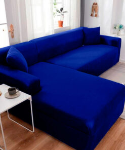 Protector de sofá premium azul rey L izquierdo