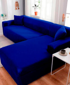 Protector de sofá premium azul rey L derecho
