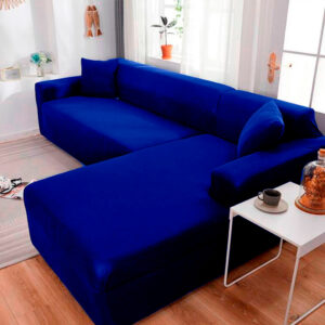 Protector de sofá premium azul rey L derecho