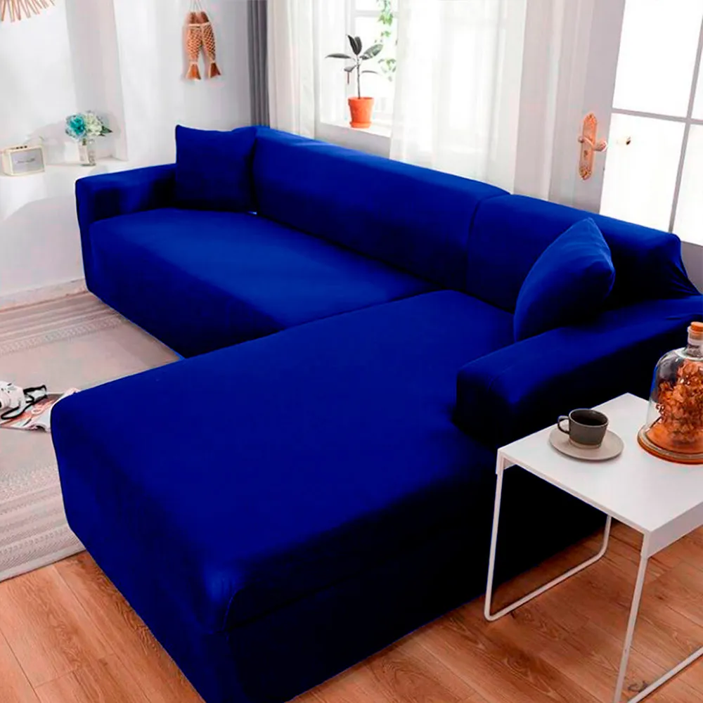 Protector de sof premium azul rey en L Casa LiLe
