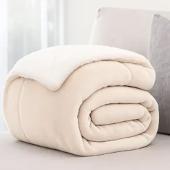 Cobija Ovejera Beige Casa LiLe
