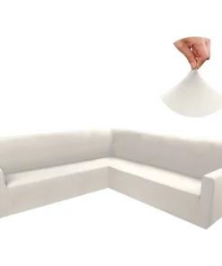 Funda ajustable para rinconera beige