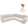 Funda ajustable para rinconera beige Tipo B (Con Imperfecciones) Casa LiLe