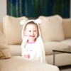 Cobija para ni os bunny sint tica beige Casa LiLe