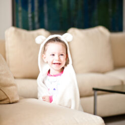 Cobija para niños bunny sintética beige