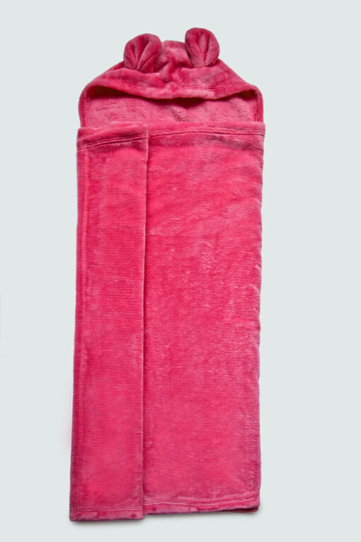 cobija bunny rosada para niños