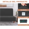 Protector para Sof Cama Gris Impermeable Casa LiLe