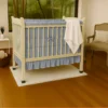 Bumper para cuna gris con boleros Casa LiLe