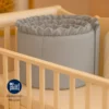 Bumper para cuna gris con boleros Casa LiLe