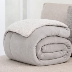 Cobija Ovejera Gris Perla Casa LiLe