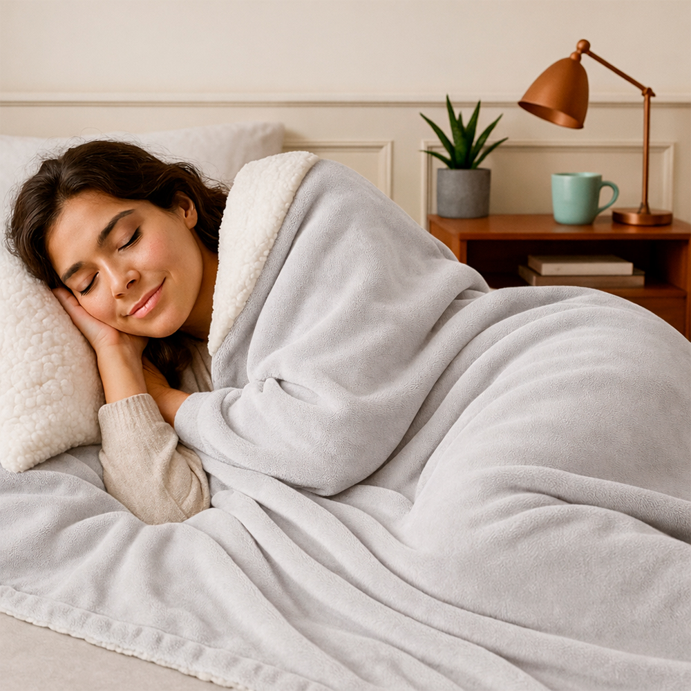 Cobija Ovejera Gris Perla - Imagen 3