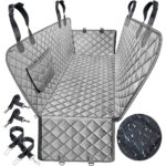 Protector para silla trasera impermeable gris