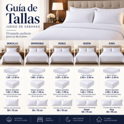 guia de tallas sabanas lile