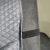 Protector de sof gris/negro doble faz Casa LiLe