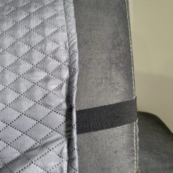 Alternative view of Protector de sofá gris/negro doble faz