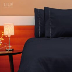 Combo Soltero Azul Oscuro Premium – Duvet y Accesorios - Imagen 3