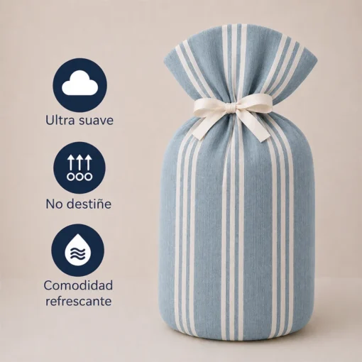 Juego de Duvet Cati nico Collection Azul ndigo Casa LiLe