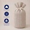Juego de Duvet Jacquard Dise o Geom trico Taup Casa LiLe