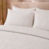 Juego de Duvet Jacquard Dise o Geom trico Blanco Casa LiLe