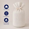 Juego de Duvet Jacquard Dise o Geom trico Blanco Casa LiLe