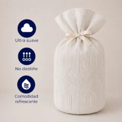 Juego de Duvet Jacquard Dise o Geom trico Blanco Casa LiLe