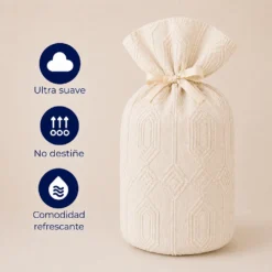 Juego de Duvet Jacquard Dise o Geom trico Marfil Casa LiLe