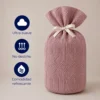 Juego de Duvet Jacquard Dise o Geom trico Rosado P lido Casa LiLe