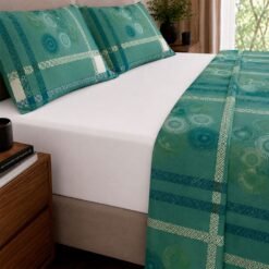 Juego de Sábanas Diseño Oasis Aqua 144 Hilos - Imagen 4