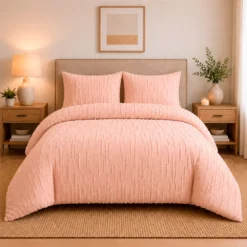 Juego de Duvet Jacquard L neas Curuba Casa LiLe
