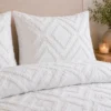 Juego de Duvet Jacquard Rombos Blancos Casa LiLe
