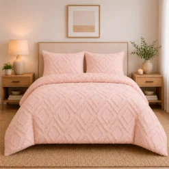 Juego de Duvet Jacquard Rombos Curuba Casa LiLe