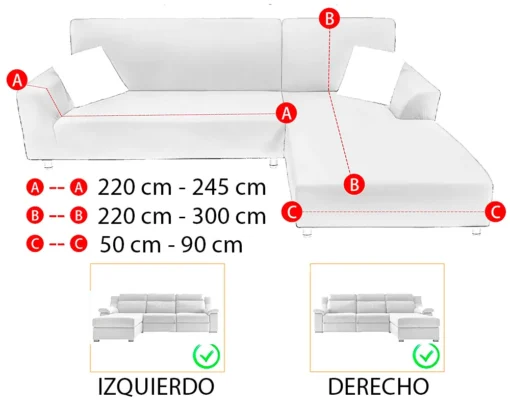 Protector de sof premium azul navidad en L Casa LiLe
