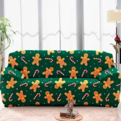 Protector de sof premium verde navidad Casa LiLe