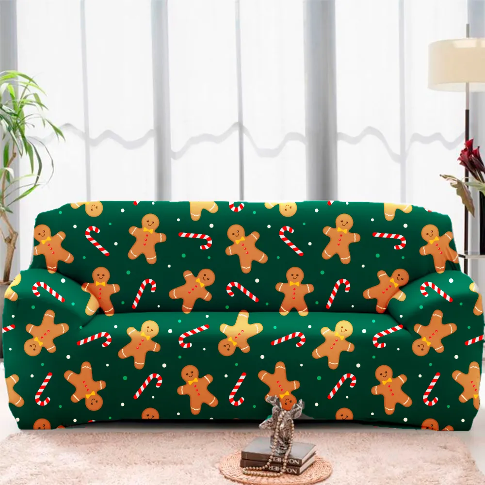 Protector de sof premium verde navidad Casa LiLe
