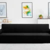 Protector de sof negro premium cuatro (4) puestos ajustable Casa LiLe