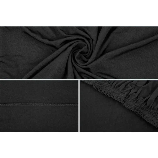 Protector de sof negro premium cuatro (4) puestos ajustable Casa LiLe