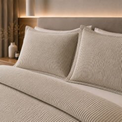 Duvet + Fundas Jacquard Collection Ondas Golden - Imagen 4