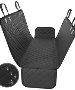 Alternative view of Protector impermeable para silla trasera o baúl 3 en 1 negro