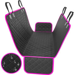 Alternative view of Protector impermeable para silla trasera o baúl 3 en 1 borde rosado