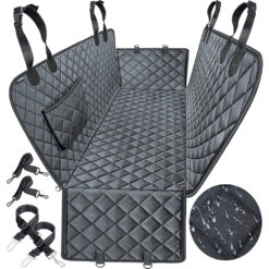 Protector para silla trasera impermeable negro