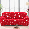 Protector de sofá premium rojo navidad