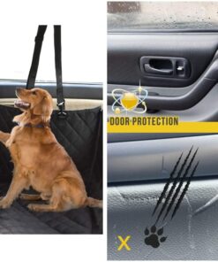 Alternative view of Protector para silla trasera impermeable premium café