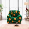 Protector de sof premium Navidad Verde un (1) puesto Casa LiLe