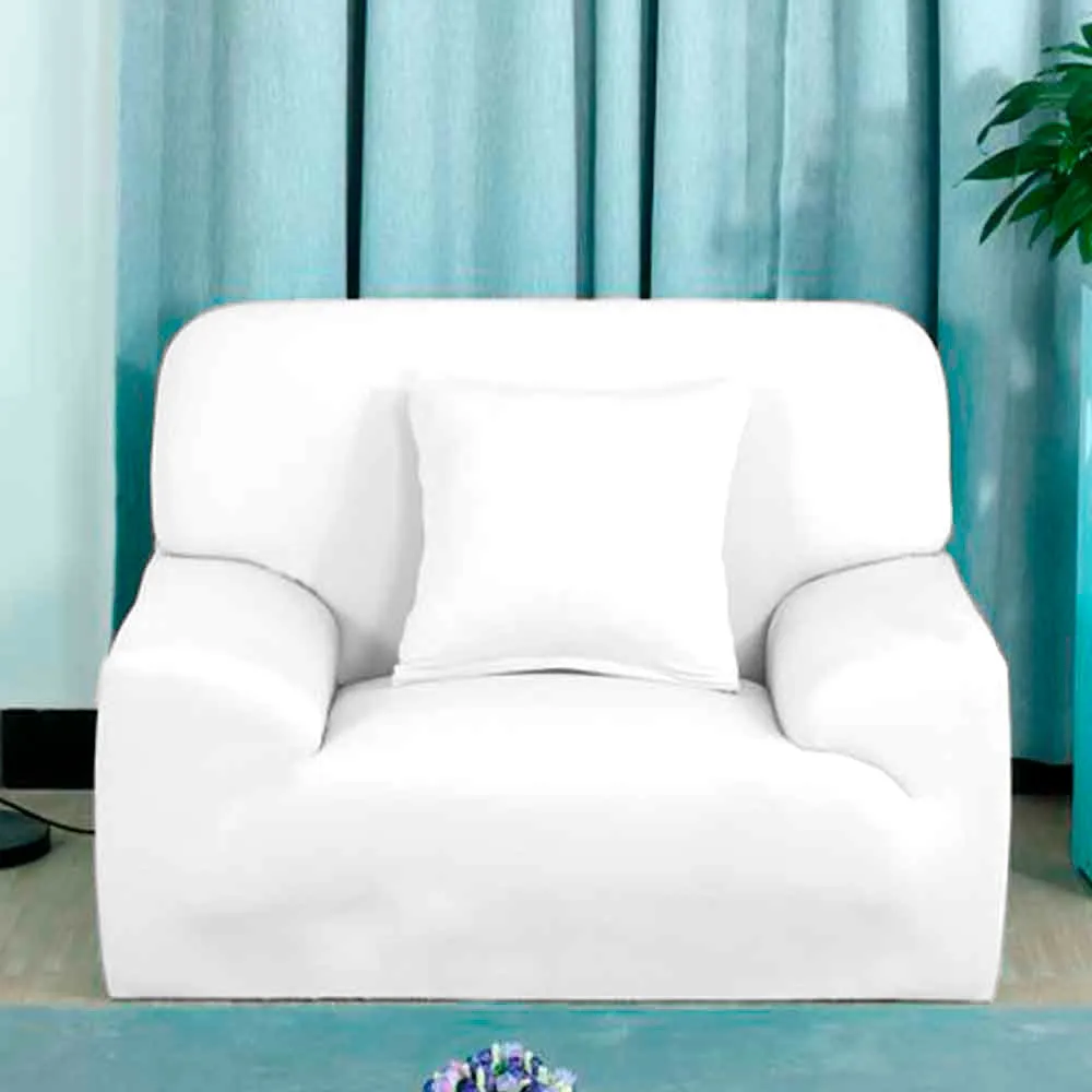 Protector de sof premium blanco un (1) puesto Casa LiLe