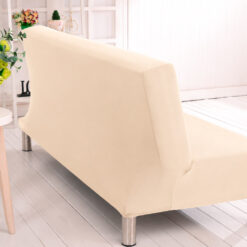 Alternative view of Protector de sofá cama marfil premium