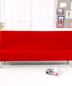Alternative view of Protector de sofá cama rojo premium