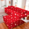 Protector de Sof Premium Rojo Navidad en L Casa LiLe