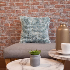 Alternative view of Cojín Decorativo Teddy Aqua