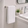 Set x2 Toalla de Manos Blanca 100% Algod n 550g | Dise o Doble L nea 53x96cm Casa LiLe